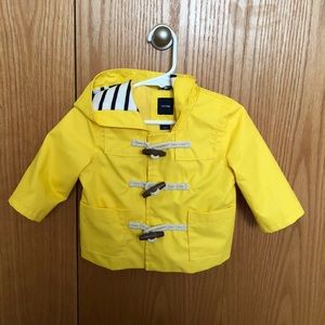 BabyGap yellow rain jacket